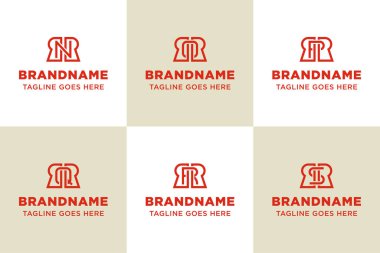 Harfler RNR RPR RQR RSR Monogram Logosu Ayarları