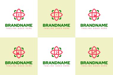 N O P Q R S Çiçek Logosu Kümesi, büyümeyi, zarafeti ve doğal uyumu simgeliyor.