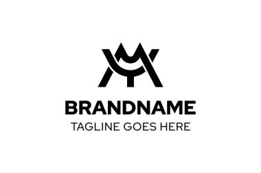 Benim Monogram Logom Harfleri, YM ya da Benim adımın baş harfleriyle başlayan her iş için uygundur.