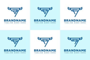 QA QE QF QP QP Boğa Üçgeni Logosu. Gücü, hırsı ve istikrarı simgeliyor.