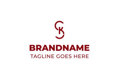 SK KS Modern Logosu Harfleri, SK KS baş harfli her iş için uygundur