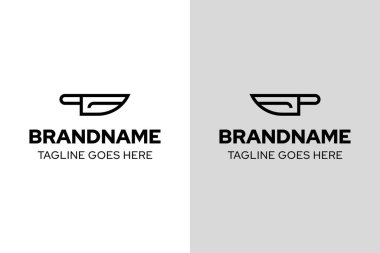 G harfi ya da J bıçağı. Basit Logoo, keskinliği, hassasiyeti ve temiz işçiliği simgeliyor.