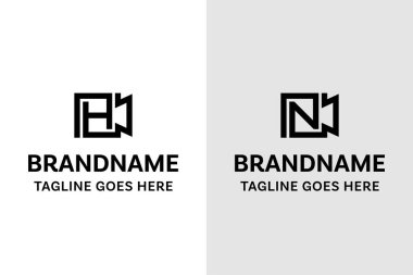 H ve N harfi video kamera logosu, görüşü, yaratıcılığı ve görsel hikaye anlatımını sembolize eder