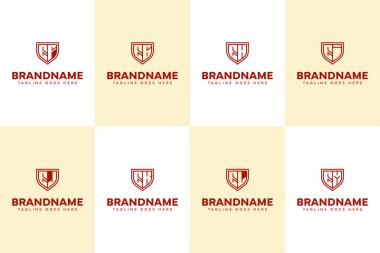 EF EH EH EH EJ EL EM Kalkan Hattı Logosu, FE GE JE KE LE ME Baş harfleri