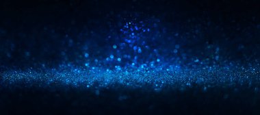 Sim ile bulanık mavi bokeh