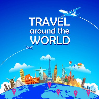 Dünya kültür turizmi ve tarihi eserler. Seyahat tur organizasyonları.