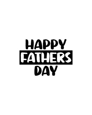 Babalar günün kutlu olsun. El çizimi tipografi poster tasarımı. Premium Vektörü.