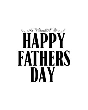 Babalar günün kutlu olsun. El çizimi tipografi poster tasarımı. Premium Vektörü.