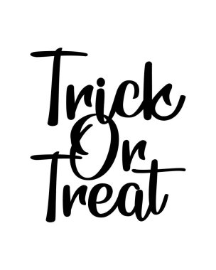 Şeker mi şaka mı? El çizimi tipografi poster tasarımı. Premium Vektörü.