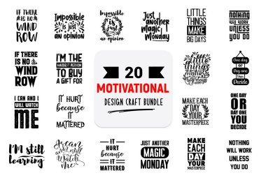 Beyaz arkaplanda el yapımı klasik tipografi koleksiyonu izole edildi.