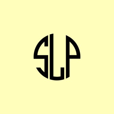 Yaratıcı Yuvarlak Baş harfler SLP logosu. Bu başlangıç için hangi şirket veya markanın adı uygun olacaktır.
