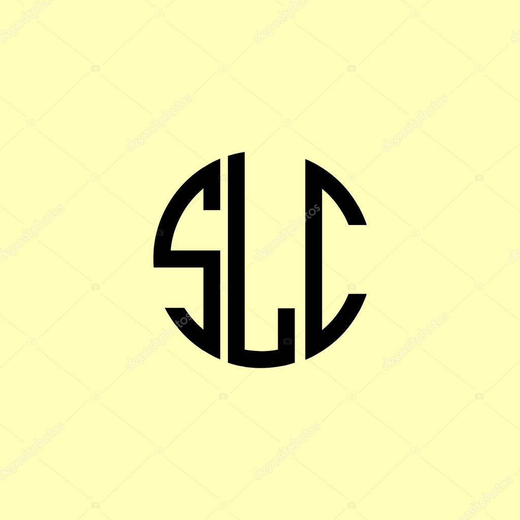 Creative Rounded Initial Letters SLC Logo. It will be suitable for which company or brand name start those initial.