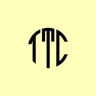 Yaratıcı Yuvarlak Baş harfler TTC Logosu. Bu başlangıç için hangi şirket veya markanın adı uygun olacaktır.