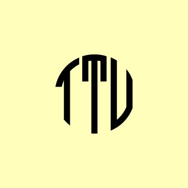 Yaratıcı Yuvarlak Baş harfler TTU Logosu. Bu başlangıç için hangi şirket veya markanın adı uygun olacaktır.