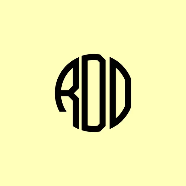 创用大写字母Rdo标志 这将是合适的哪家公司或品牌开始这些初始的 — 图库矢量图片