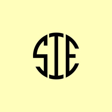 Yaratıcı Yuvarlak Baş harfler SIE logosu. Bu başlangıç için hangi şirket veya markanın adı uygun olacaktır.