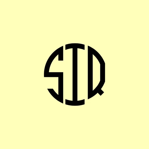 Creative Initial Letters Siqロゴ 会社やブランド名が最初のものを開始するのに適しています — ストックベクタ