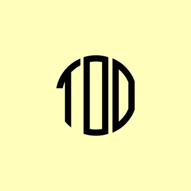 Yaratıcı Yuvarlak Harfler de Logosu. Bu başlangıç için hangi şirket veya markanın adı uygun olacaktır.