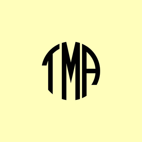 Creative Rounded Initial Letters TMA Logo. It will be suitable for which company or brand name start those initial.