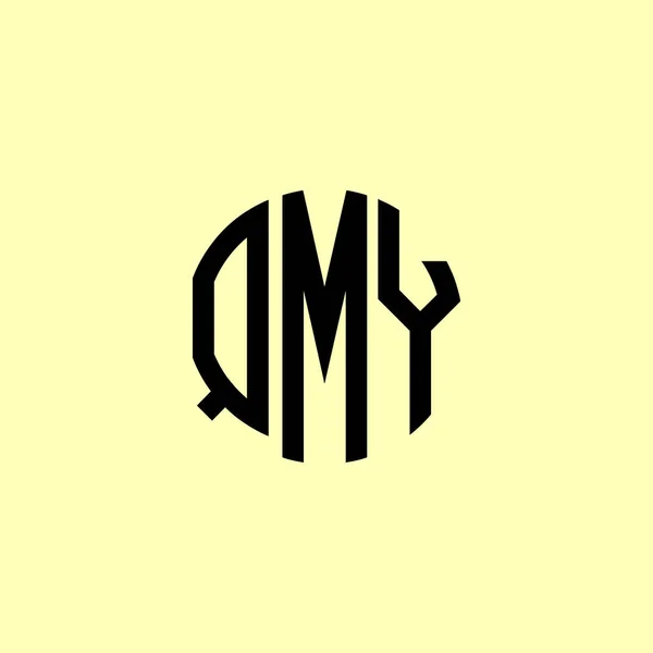 Creative Zaoblené Počáteční Písmena Qmy Logo Bude Vhodné Pro Kterou — Stockový vektor