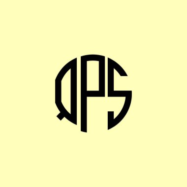 Yaratıcı Yuvarlak Baş harfler QPS logosu. Bu başlangıç için hangi şirket veya markanın adı uygun olacaktır.