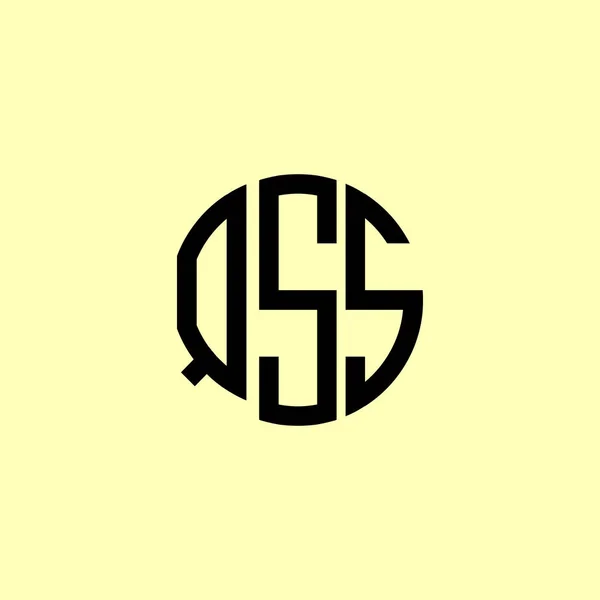 Creative Zaoblené Počáteční Písmena Qss Logo Bude Vhodné Pro Kterou — Stockový vektor