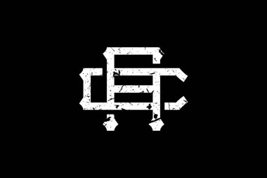 Klasik Baş harfler AC logosu. Bu logo yaratıcı bir şekilde antika monogram yazı karakterini içeriyor. Kraliyet, Butik, Otel, Heraldic ve moda için uygun olacak..