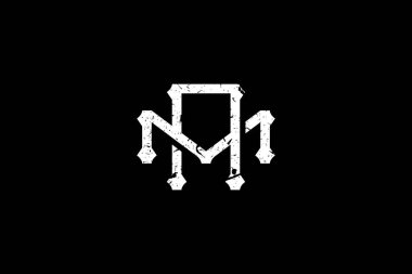 Klasik Baş harfler AM logosu. Bu logo yaratıcı bir şekilde antika monogram yazı karakterini içeriyor. Kraliyet, Butik, Otel, Heraldic ve moda için uygun olacak..