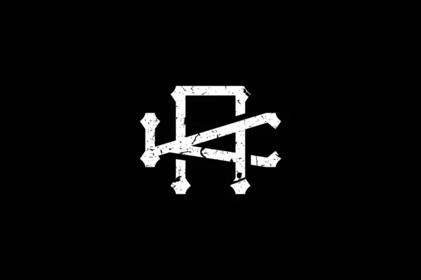 ヴィンテージイニシャル文字Akロゴ このロゴにはアンティークのモノグラム書体が採用されています それは ロイヤルティ ブティック ホテル Heraldic ファッションに適しています — ストックベクタ