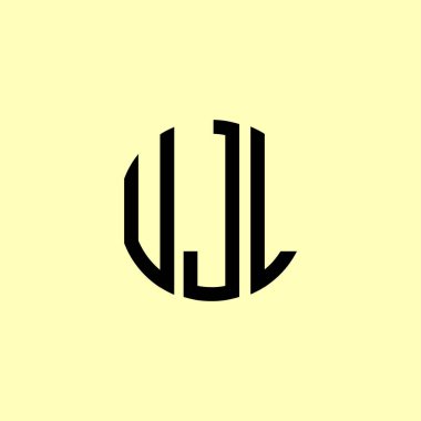 Yaratıcı Yuvarlak Baş harfler UJL logosu. Bu başlangıç için hangi şirket veya markanın adı uygun olacaktır.