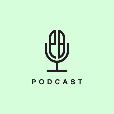 Podcast ya da Müzik için PB logosu. Bu başlangıç için hangi şirket veya markanın adı uygun olacaktır.