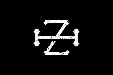 Klasik Baş harfler ZH logosu. Bu logo yaratıcı bir şekilde antika monogram yazı karakterini içeriyor. Kraliyet, Butik, Otel, Heraldic ve moda için uygun olacak..