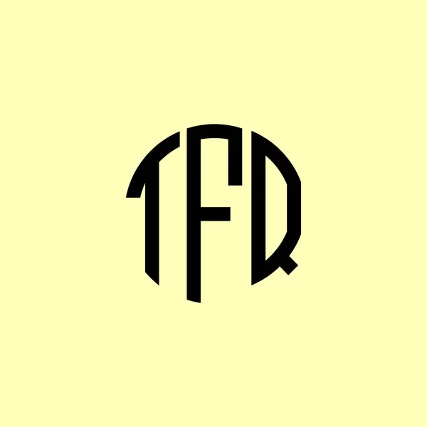 Creative Initial Letters Tfq Logo 会社やブランド名が最初のものを開始するのに適しています — ストックベクタ