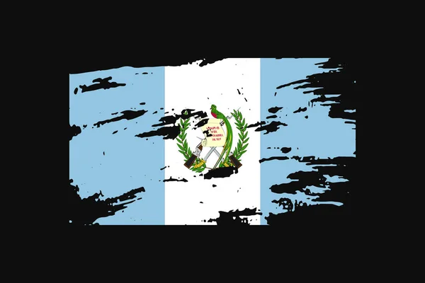 Bandera Grunge Style Guatemala Utilizará Gráficos Camiseta Impresión Póster Fondo — Archivo Imágenes Vectoriales