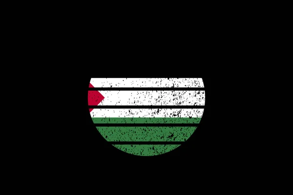 Grunge Style Drapeau Palestine Sera Utilisé Graphiques Shirt Impression Affiche — Image vectorielle