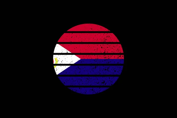 Σημαία Στυλ Grunge Του Αγίου Μαρτίνου Χρησιμοποιηθεί Shirt Γραφικά Εκτύπωση — Διανυσματικό Αρχείο