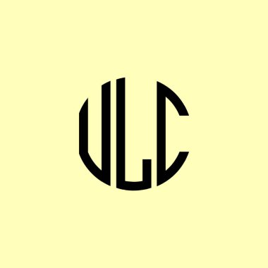 Yaratıcı Yuvarlak Baş harfler ULC logosu. Bu başlangıç için hangi şirket veya markanın adı uygun olacaktır.