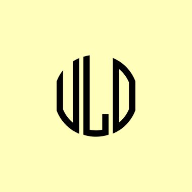 Yaratıcı Yuvarlak Baş harfler ULO logosu. Bu başlangıç için hangi şirket veya markanın adı uygun olacaktır.