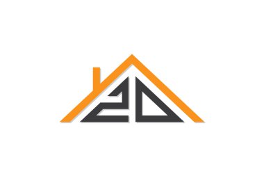 Ev ya da gayrimenkul için ZD logosu. Bu logoda harfler ve çatı var. Bu başlangıç için hangi şirket veya markanın adı uygun olacaktır.