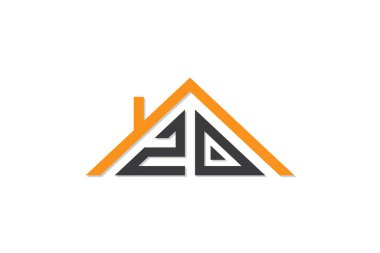 Ev ya da gayrimenkul için ZO logosu. Bu logoda harfler ve çatı var. Bu başlangıç için hangi şirket veya markanın adı uygun olacaktır.