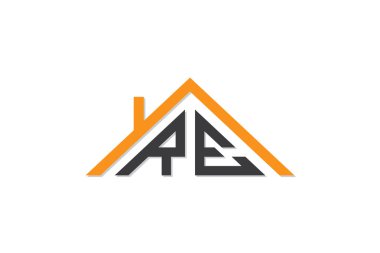 Ev ya da gayrimenkul için RE amblemi. Bu logoda harfler ve çatı var. Bu başlangıç için hangi şirket veya markanın adı uygun olacaktır.