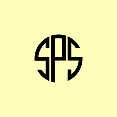 Yaratıcı Yuvarlak Harfler SPS logosu. Bu başlangıç için hangi şirket veya markanın adı uygun olacaktır.