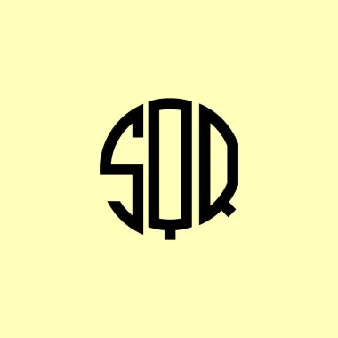 Yaratıcı Yuvarlak Harfler SQQ logosu. Bu başlangıç için hangi şirket veya markanın adı uygun olacaktır.