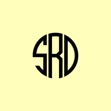 Yaratıcı Yuvarlak Harfler SRD logosu. Bu başlangıç için hangi şirket veya markanın adı uygun olacaktır.
