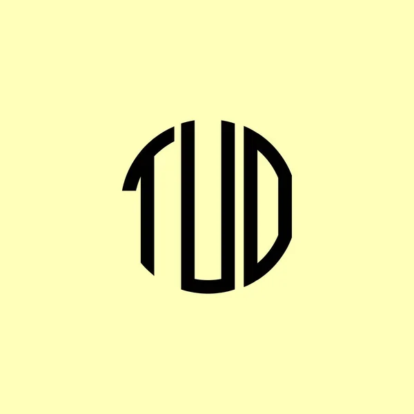 Creative Zaoblené Počáteční Písmena Tuo Logo Bude Vhodné Pro Kterou — Stockový vektor