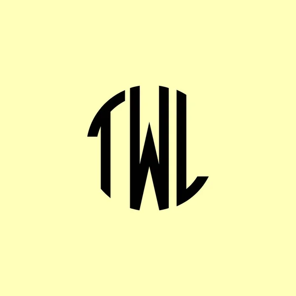 Twl Logo 작품이다 회사나 브랜드 단계에 적합할 것입니다 — 스톡 벡터