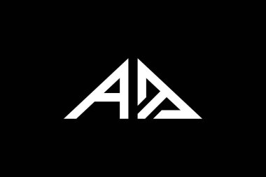 Asgari Üçgen Başlangıç Harfleri AM logosu. Bu başlangıç için hangi şirket veya markanın adı uygun olacaktır.