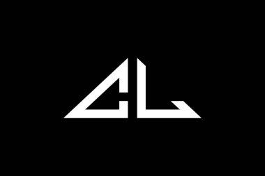 Asgari Üçgen Başlangıç Harfleri CL logosu. Bu başlangıç için hangi şirket veya markanın adı uygun olacaktır.