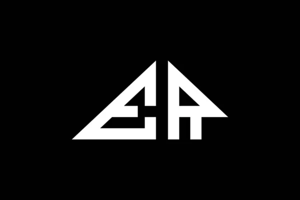 Triangle Minimal Lettres Initiales Logo Conviendra Pour Quelle Entreprise Marque — Image vectorielle