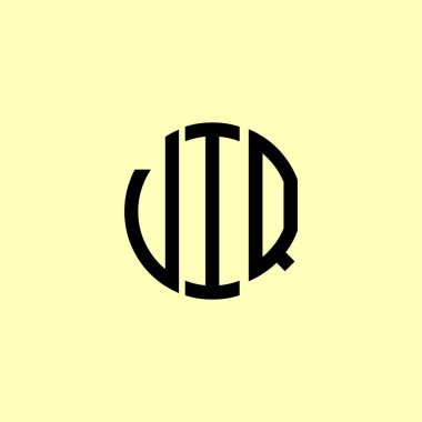 Yaratıcı Yuvarlak Harfler VIP Logosu. Bu başlangıç için hangi şirket veya markanın adı uygun olacaktır.